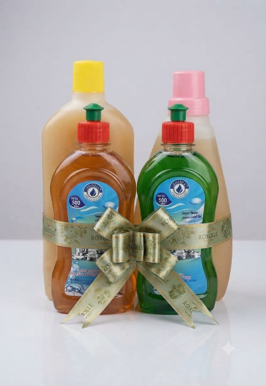 Roxole Cloth wash 2pcs dish wash 2pcs each 500 ml